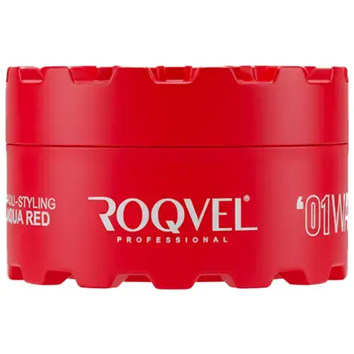 produit coiffant pour cheveux de la marque Roqvel rouge non colorante